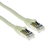 ACT Ivoor 25 meter LSZH SFTP CAT6A patchkabel snagless met RJ45 connectoren