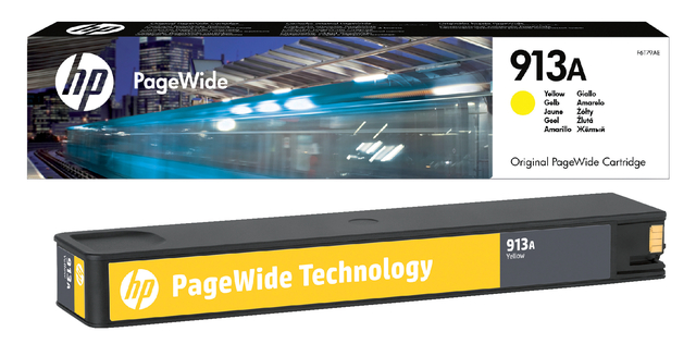 Inktcartridge HP F6T79AE 913A geel Inktcartridge HP F6T79AE 913A geel