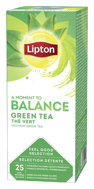 Thee Lipton Balance green tea 25x1.5gr Thee Lipton Balance green tea 25x1.5gr