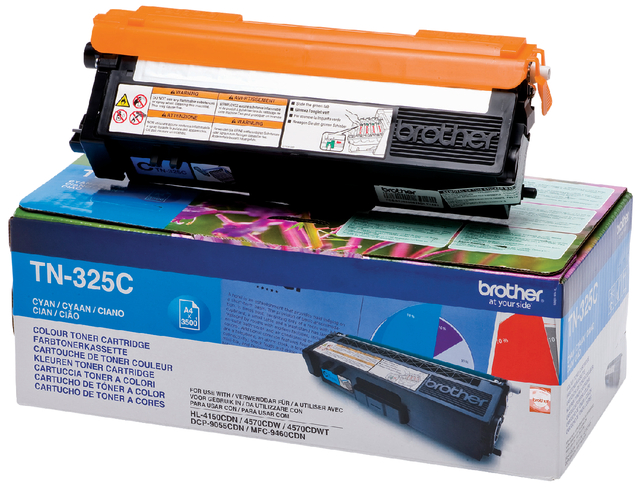 Toner Brother TN-325C blauw Toner Brother TN-325C blauw