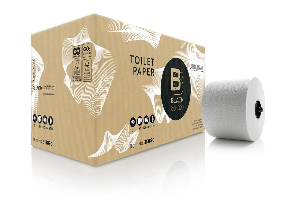 BlackSatino Toiletpapier Doprol 2lgs 24x100mtr 313830