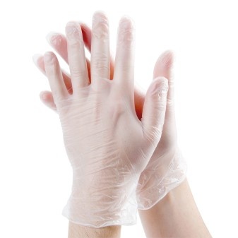 Comfort Handschoen Vinyl Wit Poedervrij Maat L 100 stuks#