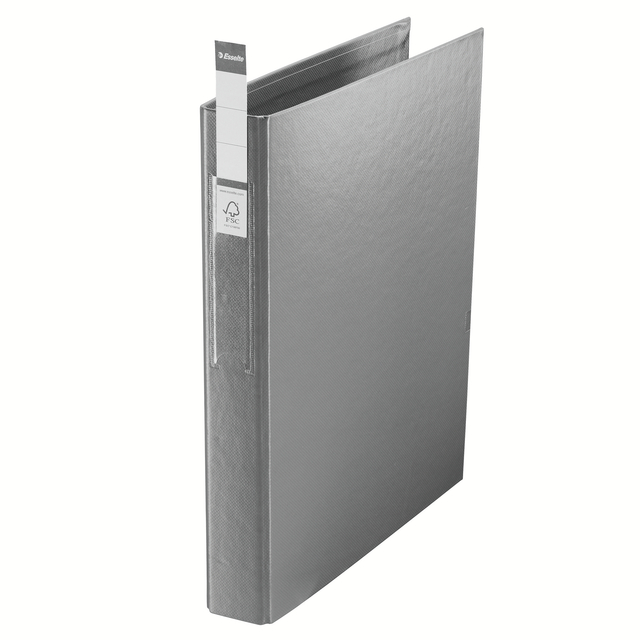binder, ring binder, A4 binder, plastic binder, grijs