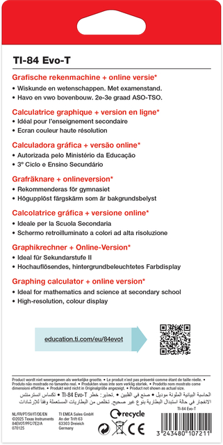 grafische rekenmachine, online versie, twee richtingen, 2e0 graden, ASO-TSO compatibel