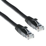 ACT Zwarte 20 meter U/UTP CAT6 patchkabel snagless met RJ45 connectoren