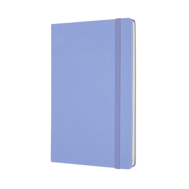 Notitieboek Moleskine large 130x210mm lijn hard cover hydrangea blue