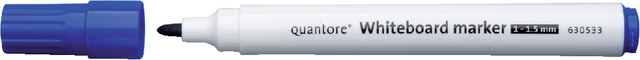 Whiteboardmarker Quantore rond 1-1.5mm blauw Whiteboardmarker Quantore rond 1-1.5mm blauw