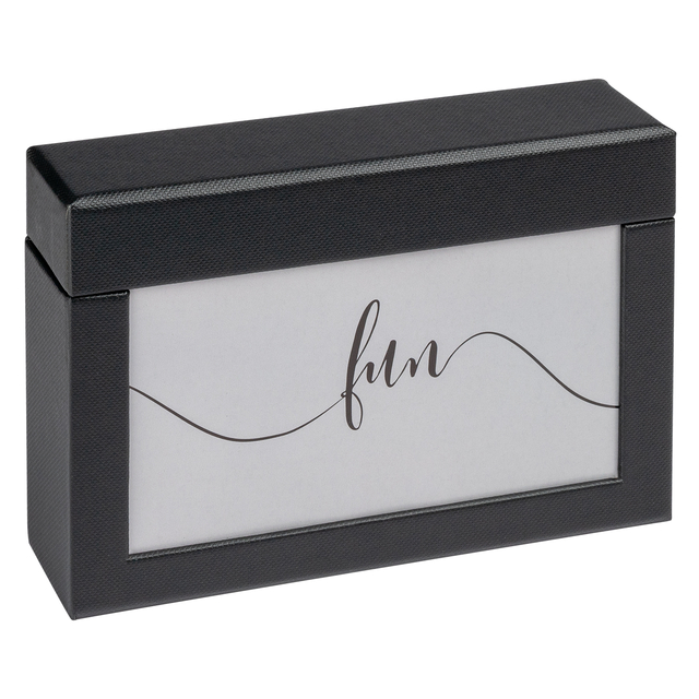 Fotobox walther design Fun 10x15cm 100 foto's zwart Fotobox walther design Fun 10x15cm 100 foto's zwart