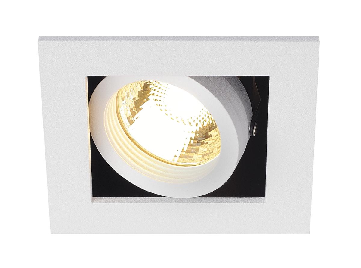 spotlamp, inbouwspot, led, wit, doosvormig