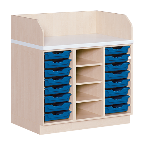 Commode, drie rijen