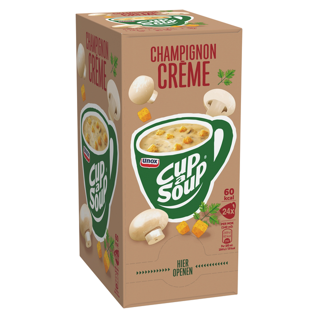 Cup-a-Soup Unox champignon crème 24x140ml Cup-a-Soup Unox champignon crème 24x140ml