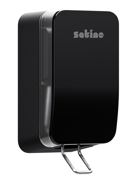 Zeepdispenser Satino SF2 Hyginity Clean&Care 500ml zwart 333431 Zeepdispenser Satino SF2 Hyginity Clean&Care 500ml zwart 333431