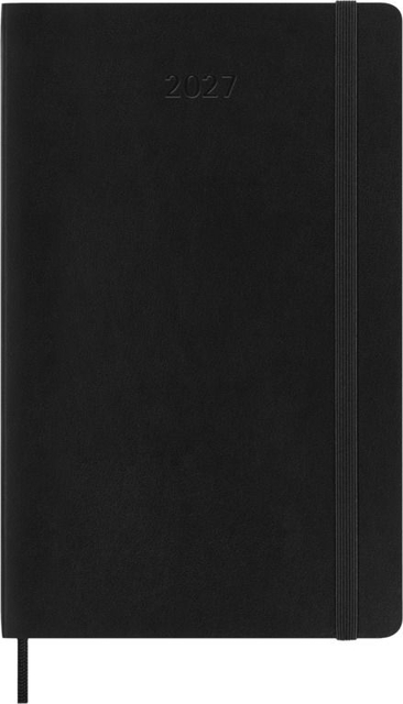 notebook, planner, 2027, black, elastic band