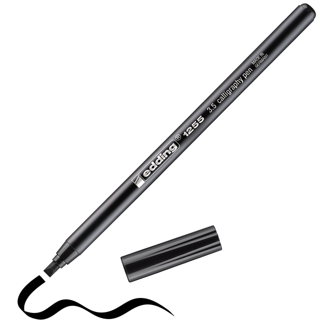 Kalligrafiepen edding 1255 3.5mm zwart