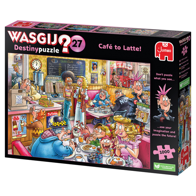 Puzzel Wasgij Destiny 27 De Koffieshop! 1000 stukjes