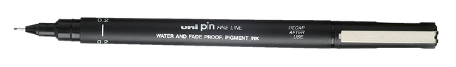 Fineliner Uni-ball Pin 0.2mm zwart Fineliner Uni-ball Pin 0.2mm zwart