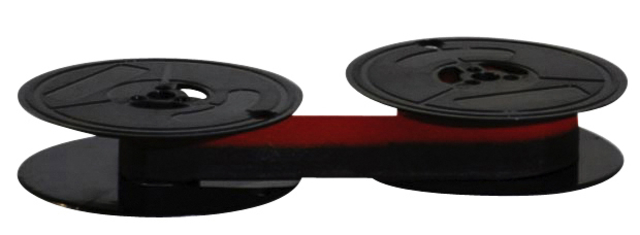 Lint groep 1 dubbelspoel nylon zwart rood Lint groep 1 dubbelspoel nylon zwart rood