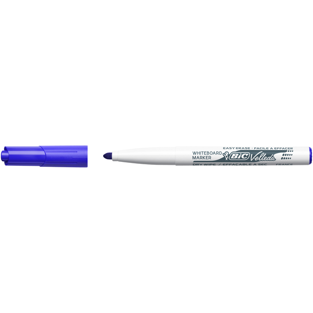 Whiteboardmarker Bic Velleda 1741 rond medium blauw Whiteboardmarker Bic Velleda 1741 rond medium blauw