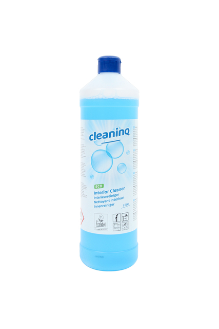 interieurreiniger, reiniger, fles, blauw, auto-omschrijving