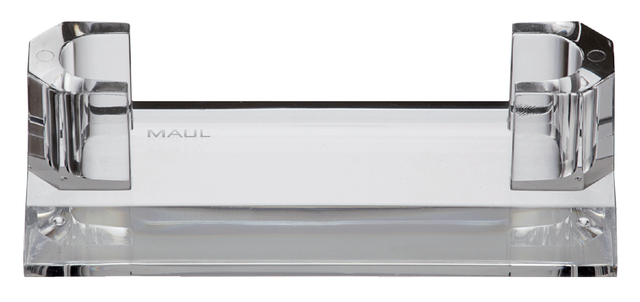 Visitekaarthouder MAUL 110x44x32mm acryl Visitekaarthouder MAUL 110x44x32mm acryl