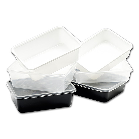 Bak Zwart Kilobak 1000cc pp doos 500 stuks