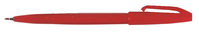 Fineliner Pentel Signpen S520 medium rood Fineliner Pentel Signpen S520 medium rood