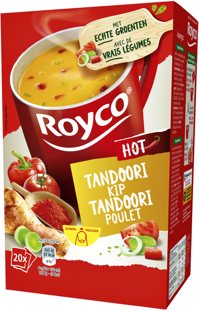 Soep Royco kip tandoori 20 zakjes Soep Royco kip tandoori 20 zakjes