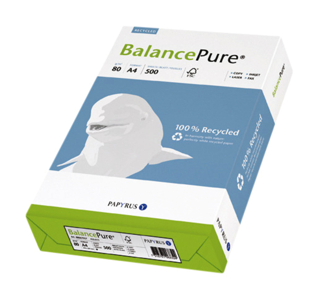 Kopieerpapier Balance Pure A4 80gr wit 500 vel Kopieerpapier Balance Pure A4 80gr wit 500 vel