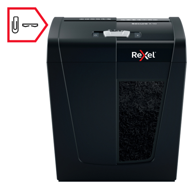 Papiervernietiger Rexel Secure X10 P4 snippers 4x40mm