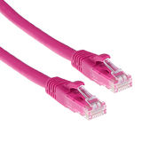 ACT Roze 20 meter U/UTP CAT6 patchkabel snagless met RJ45 connectoren