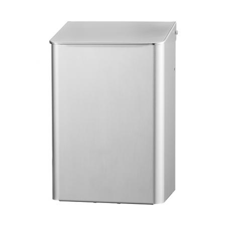 MediQo-line Afvalbak met klepdeksel 6ltr RVS