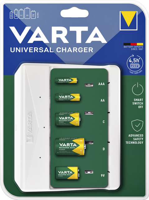Batterij oplader Varta Universal Batterij oplader Varta Universal