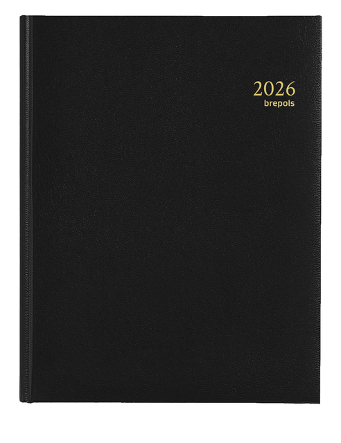 Agenda 2026 Brepols Timing Lima 7dagen/2pagina's zwart