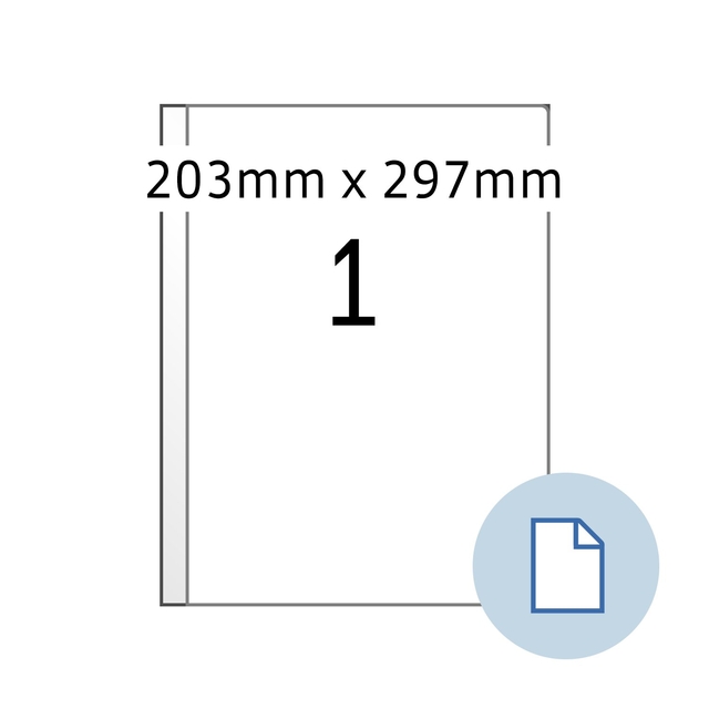 afmetingen, 203mm x 297mm, A4, papier, dikte-merkering?