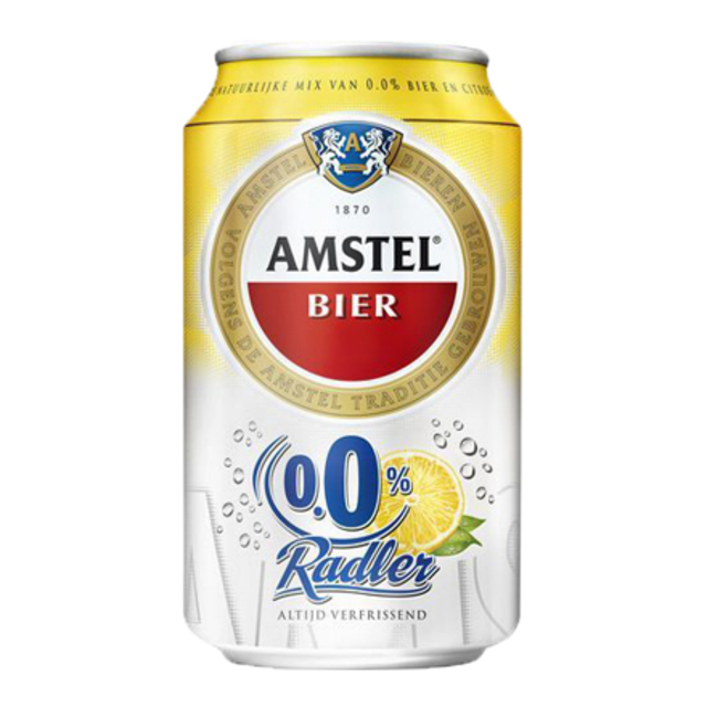 Bier Amstel Radler 0.0% blik 330ml Bier Amstel Radler 0.0% blik 330ml