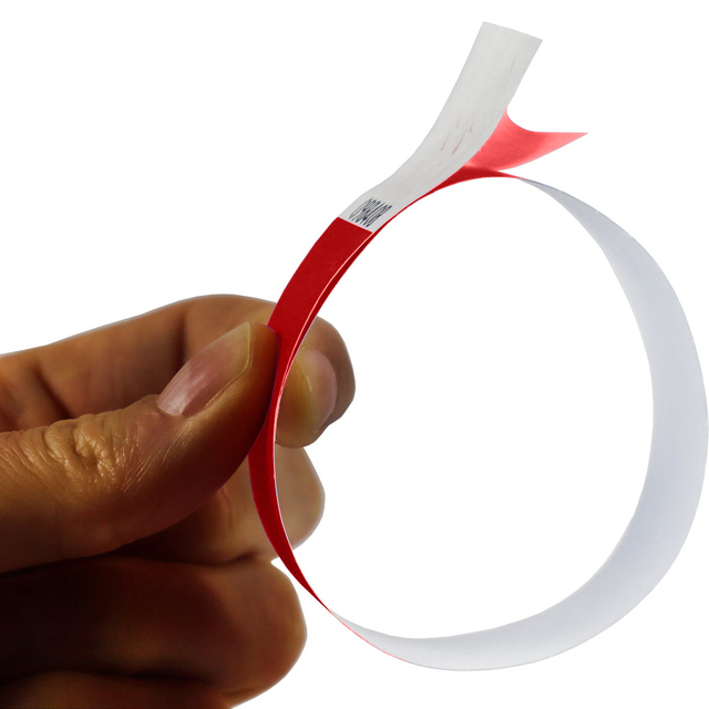 Polsband Combicraft Tyvek rood 100 stuks
