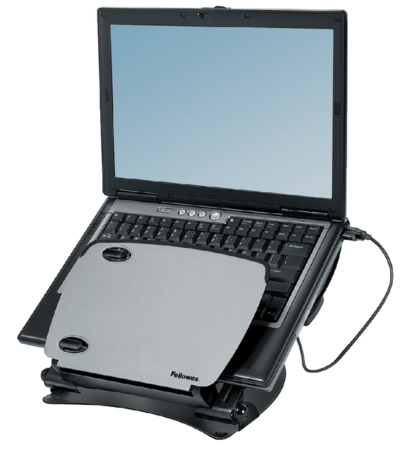 Laptopstandaard Professional series metaal + USB