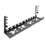 ACT Verstelbare kabelgoot voor onder een bureau, montage via klemsysteem, 43-72cm