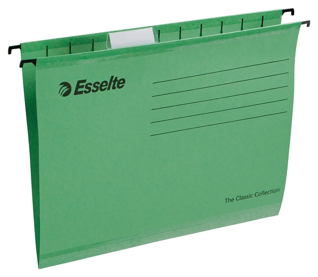 Hangmap Esselte Classic A4 V-bodem 345x240mm groen