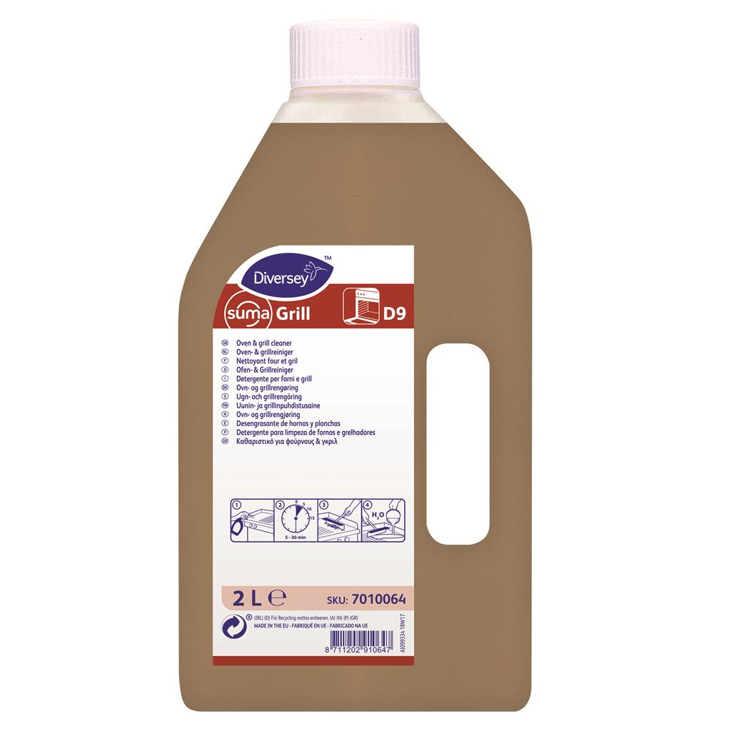 Diversey Suma Grill D9 Ontvetter 2ltr per stuk Diversey Suma Grill D9 Ontvetter 2ltr per stuk