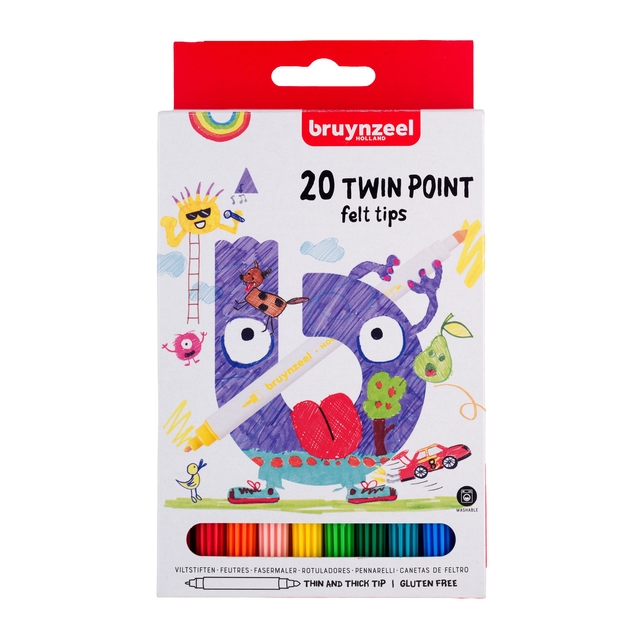 twin point, felt tips, markers, kids art, color set
