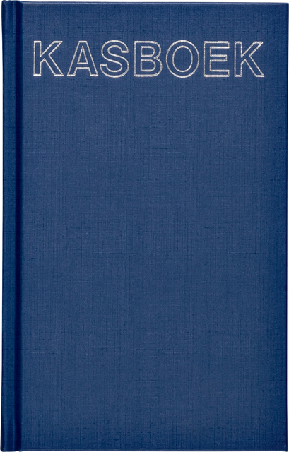 Kasboek 103x165mm 192blz 1 kolom blauw Kasboek 103x165mm 192blz 1 kolom blauw