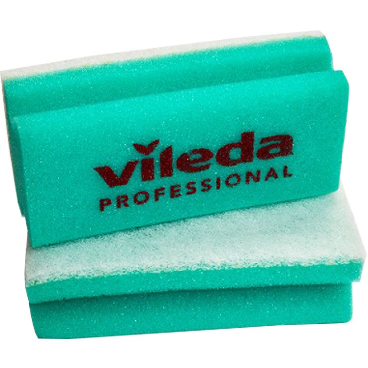 Vileda Glitzi Schuurspons 15x7cm Groen-Wit pak 10 stuks Vileda Glitzi Schuurspons 15x7cm Groen-Wit pak 10 stuks