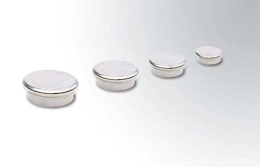 Super krachtige Chroom magneten, 10 st.  - Ø 16 mm Super krachtige Chroom magneten, 10 st.  - Ø 16 mm