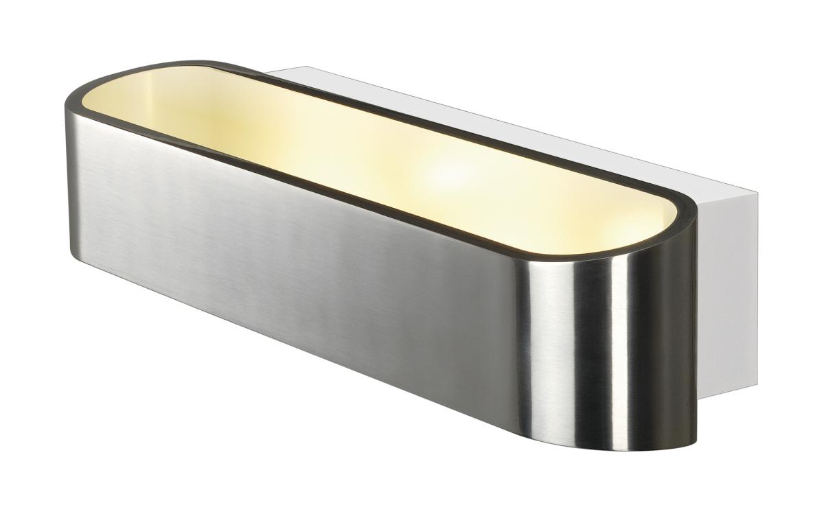 outdoor light, wall light, roestvrij staal, LED, oval wall lamp
