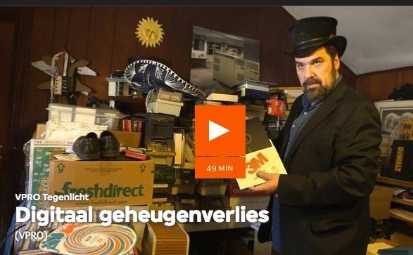 Het dreigende gevaar van digitaal geheugenverlies Het dreigende gevaar van digitaal geheugenverlies