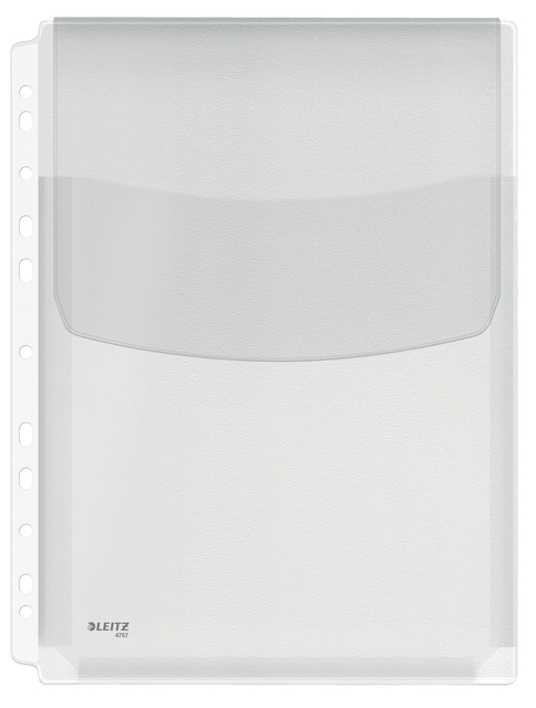 Harmonica showtas Leitz Premium met klep 0.17mm PVC A4 5 stuks Harmonica showtas Leitz Premium met klep 0.17mm PVC A4 5 stuks