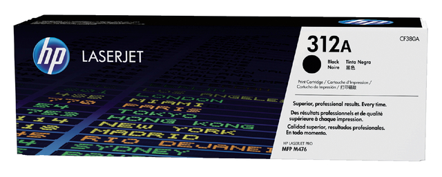 Tonercartridge HP CF380A 312A zwart Tonercartridge HP CF380A 312A zwart