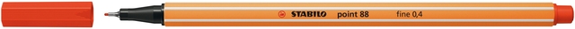 Fineliner STABILO point 88/40 fijn rood