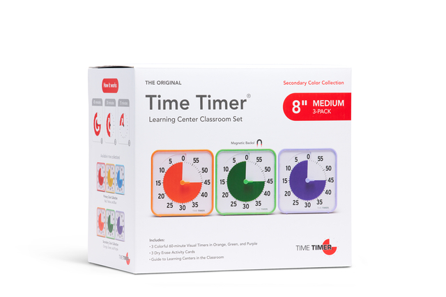 time timer, teaching aid, classroom timer, learning tool, 8 inch